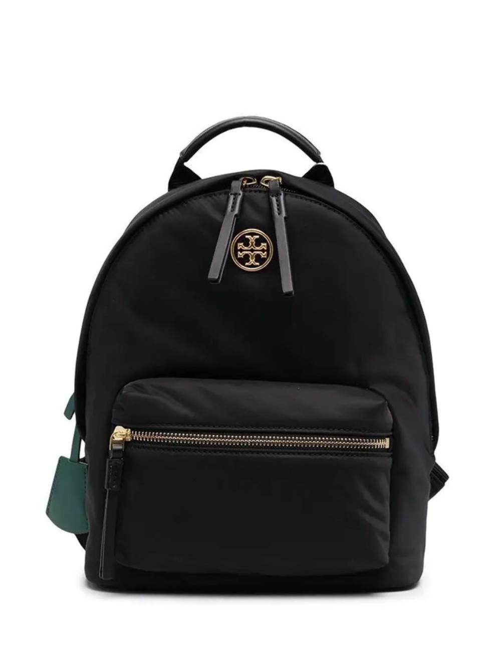 Tory Burch Small Piper Black Nylon Backpack